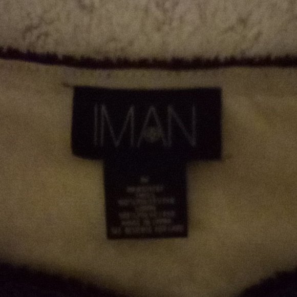 Inman Gold Sequin Brown Trimmed Evening Jacket Petite Medium - Picture 4 of 10